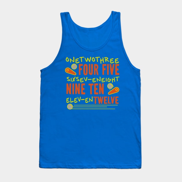 Counting Pinball Tank Top by PopCultureShirts